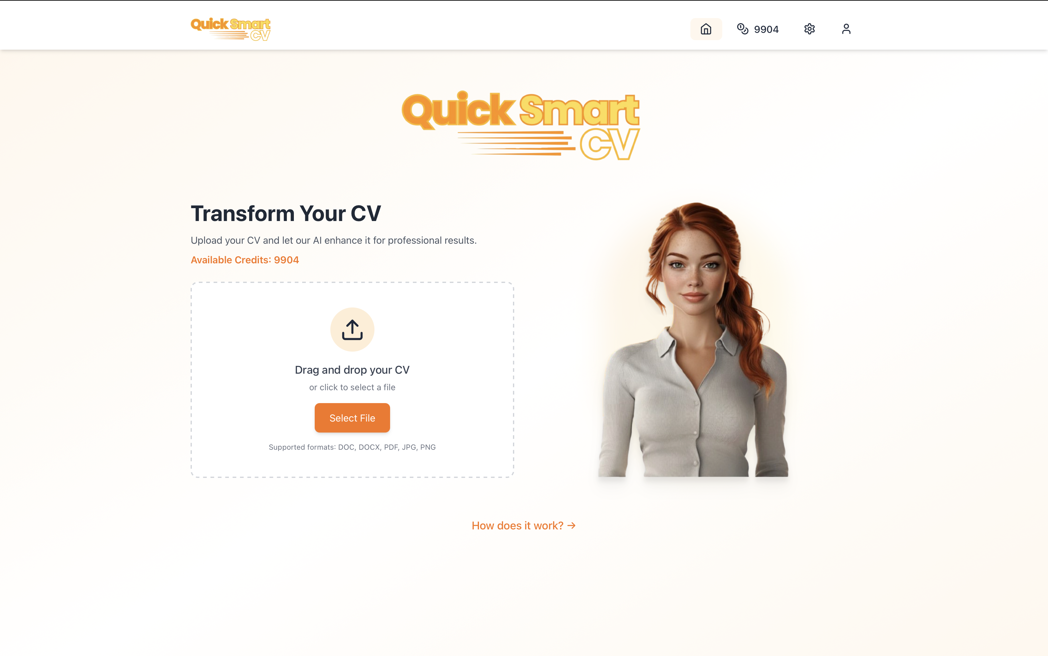QuickSmartCV Web Application